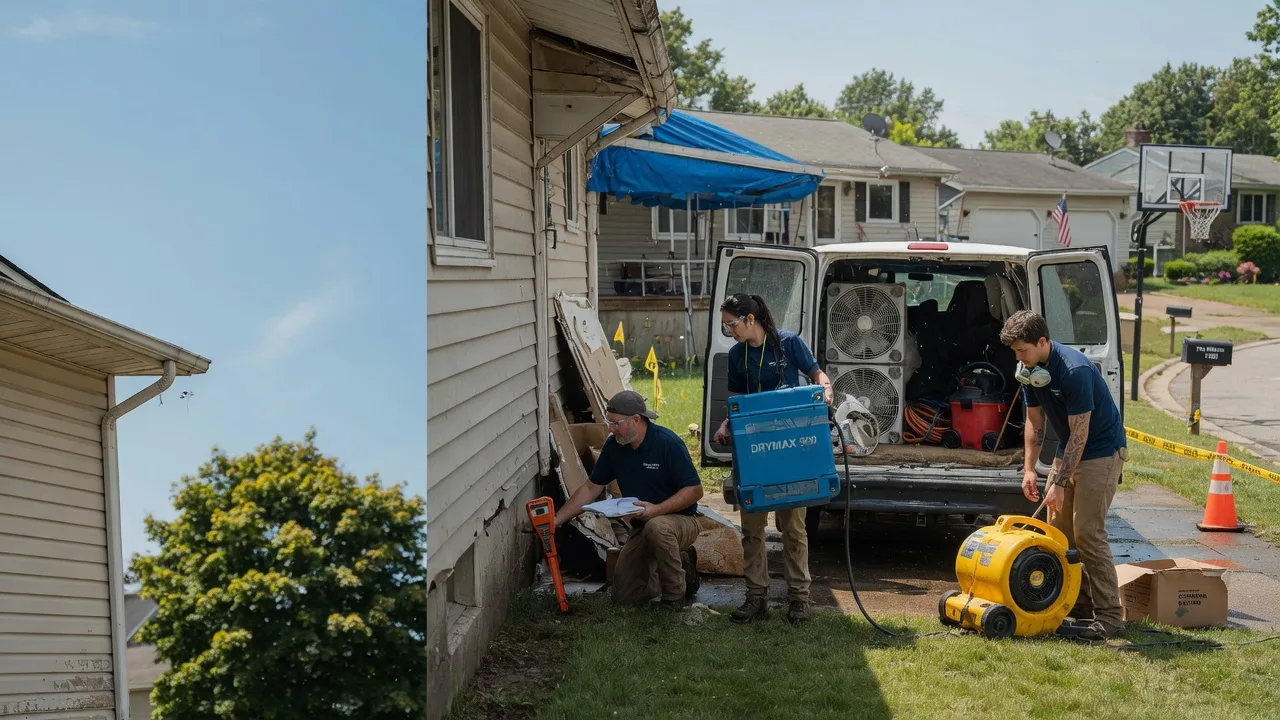 Ceiling Leak Cleanup in East Sparta, OH near me